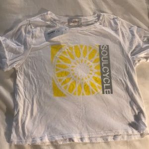 SoulCycle crop tee New with tags